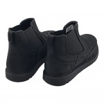 Мъжки Черни Боти Chelsea от Естествен Велур 10845 Hush Puppies 